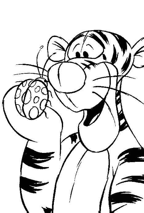 Plansa de colorat cu Winnie de Pooh 83 83